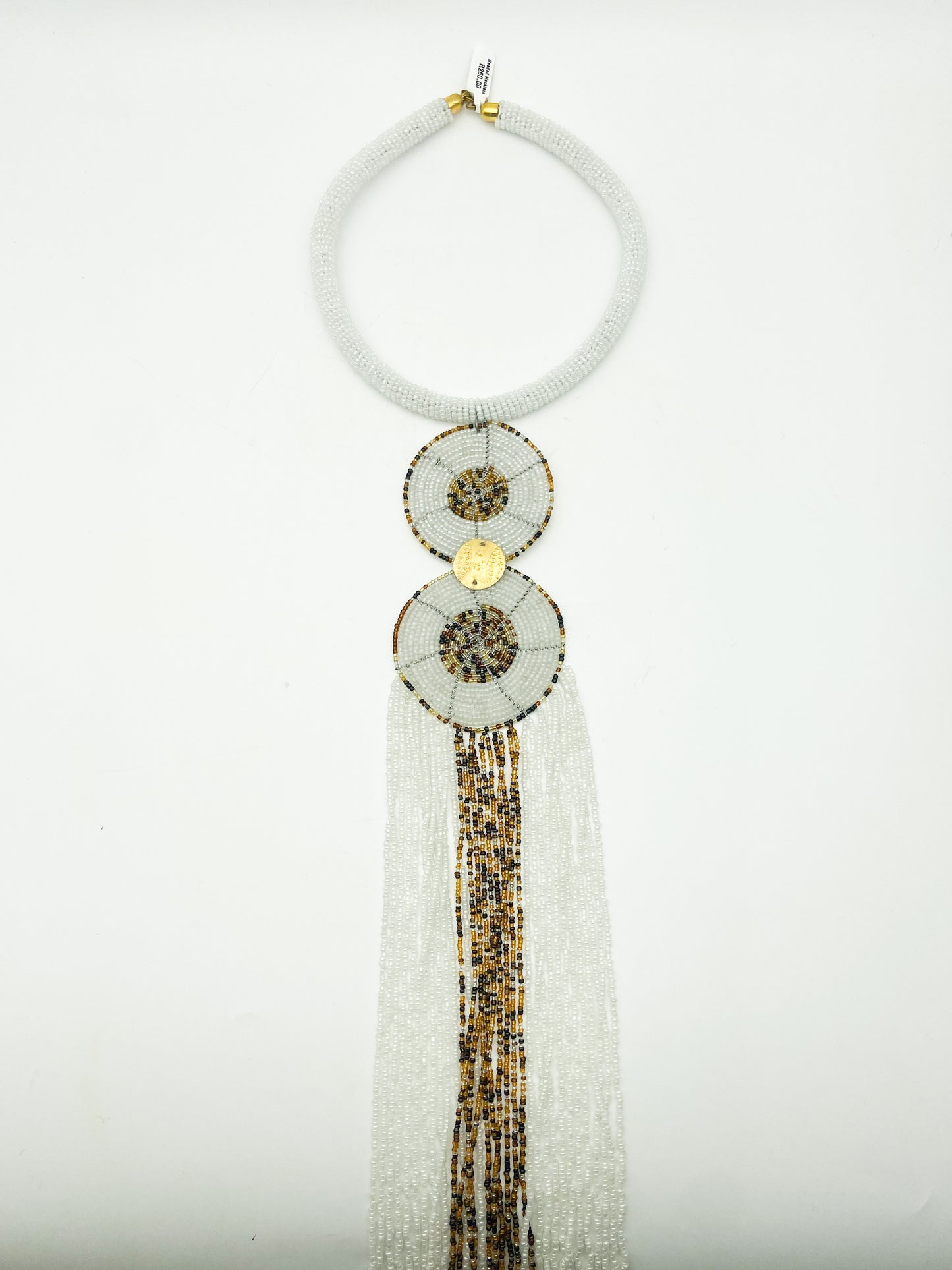 White Beaded Necklace