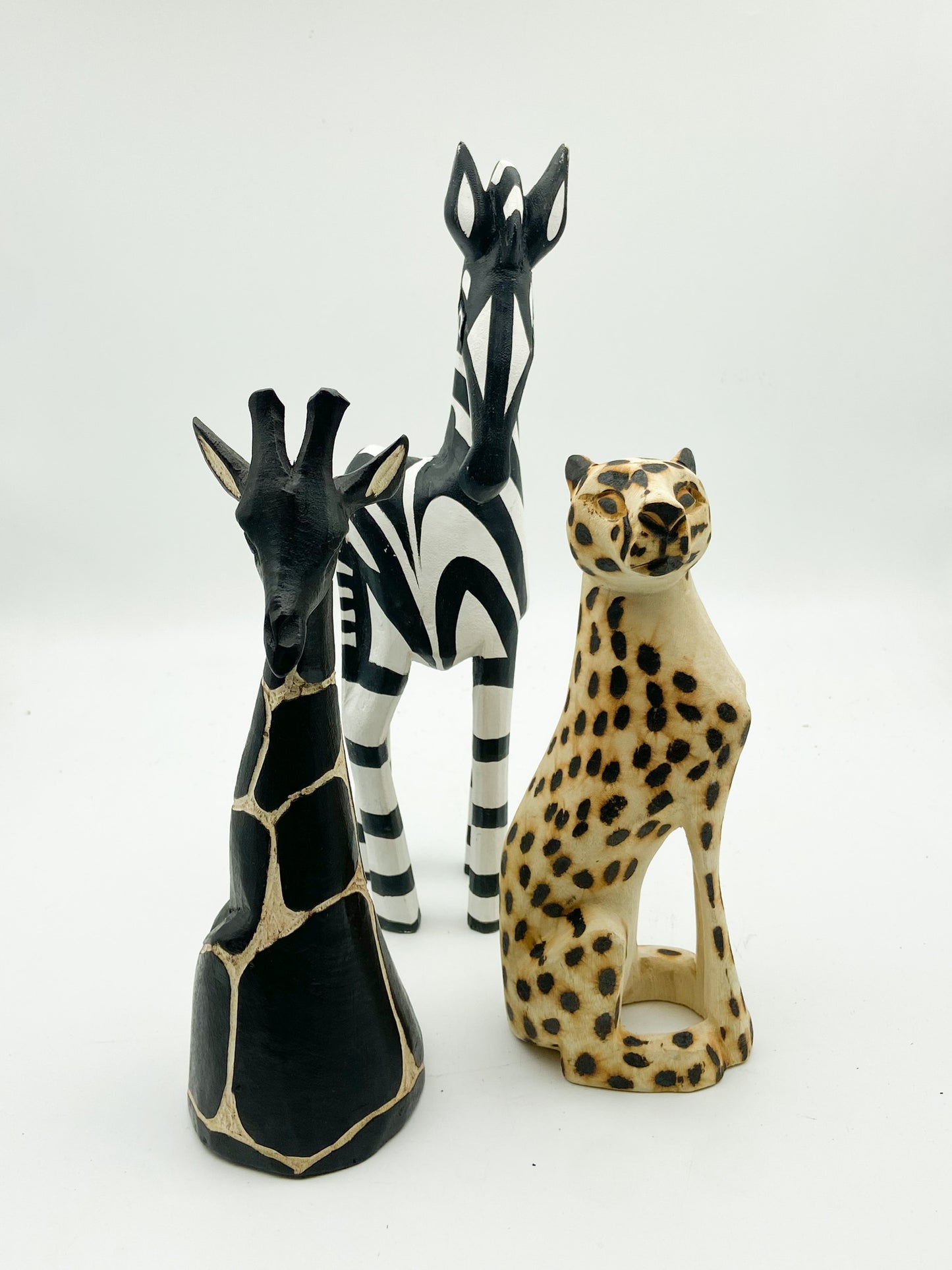 Hand Crafted Wooden Cheetah