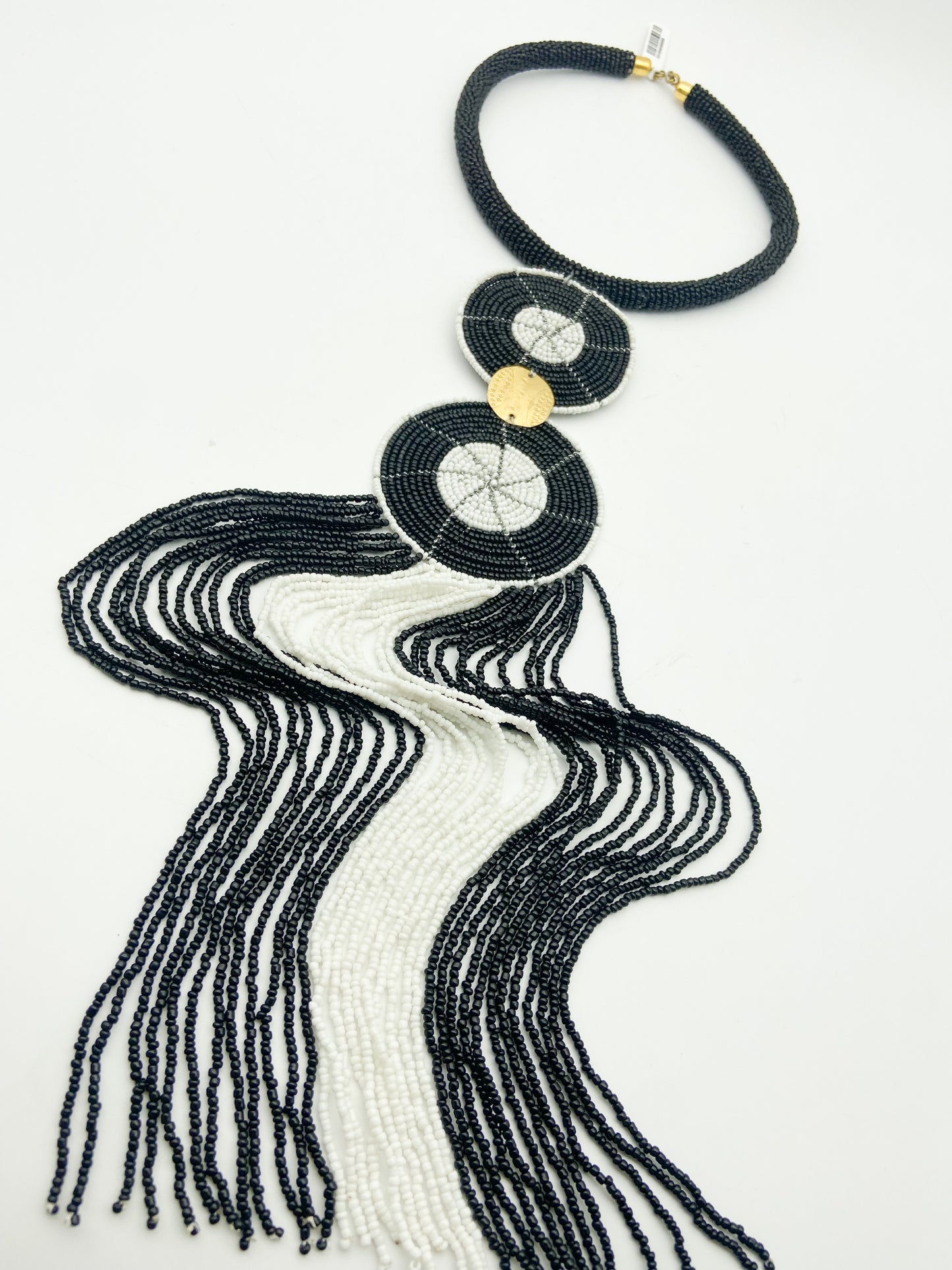 Black Beaded Necklace