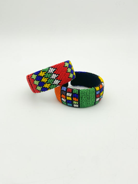 African Beaded Bangle