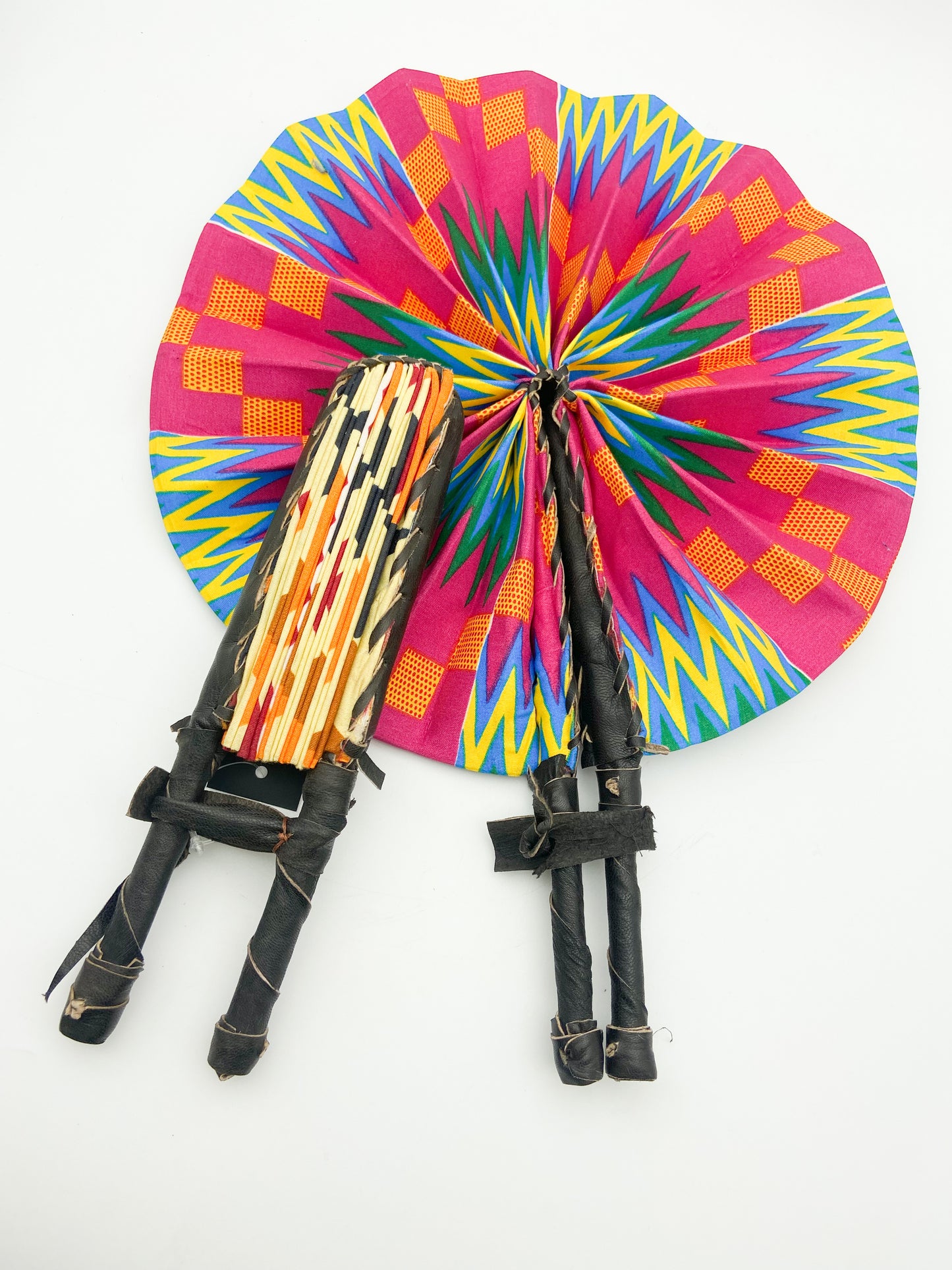 African Fan Black Handle