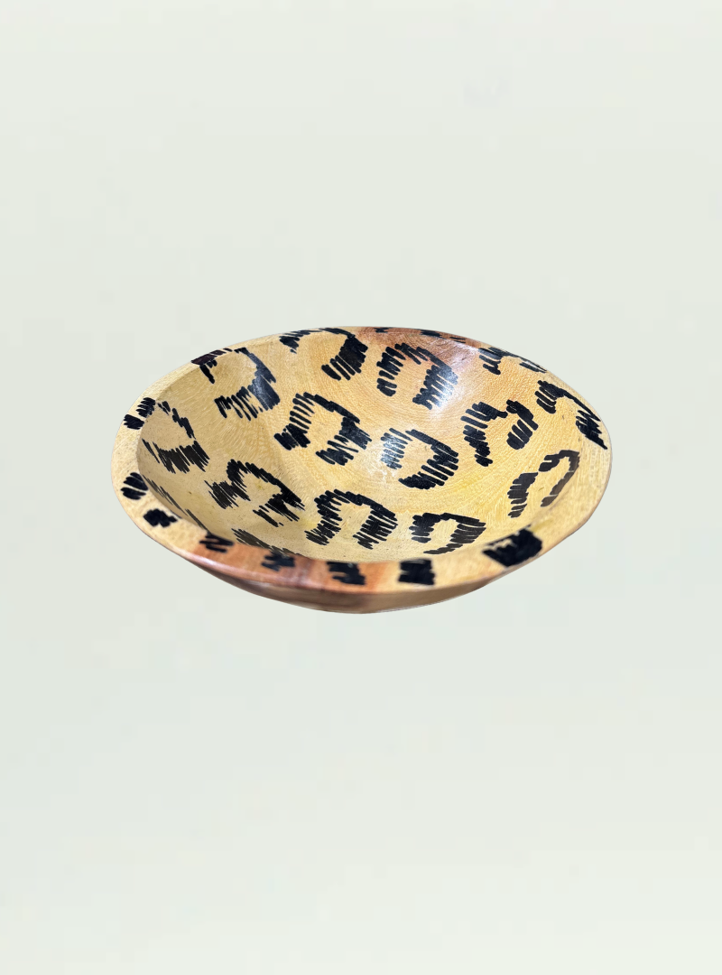 Round Painted Bowl