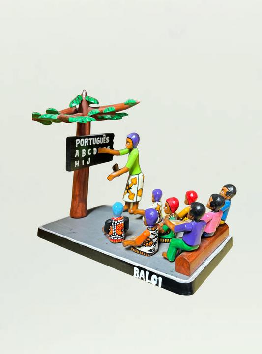 School Wooden Figure