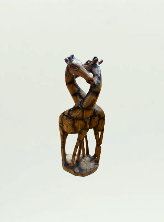 Giraffe Double Olive Wood