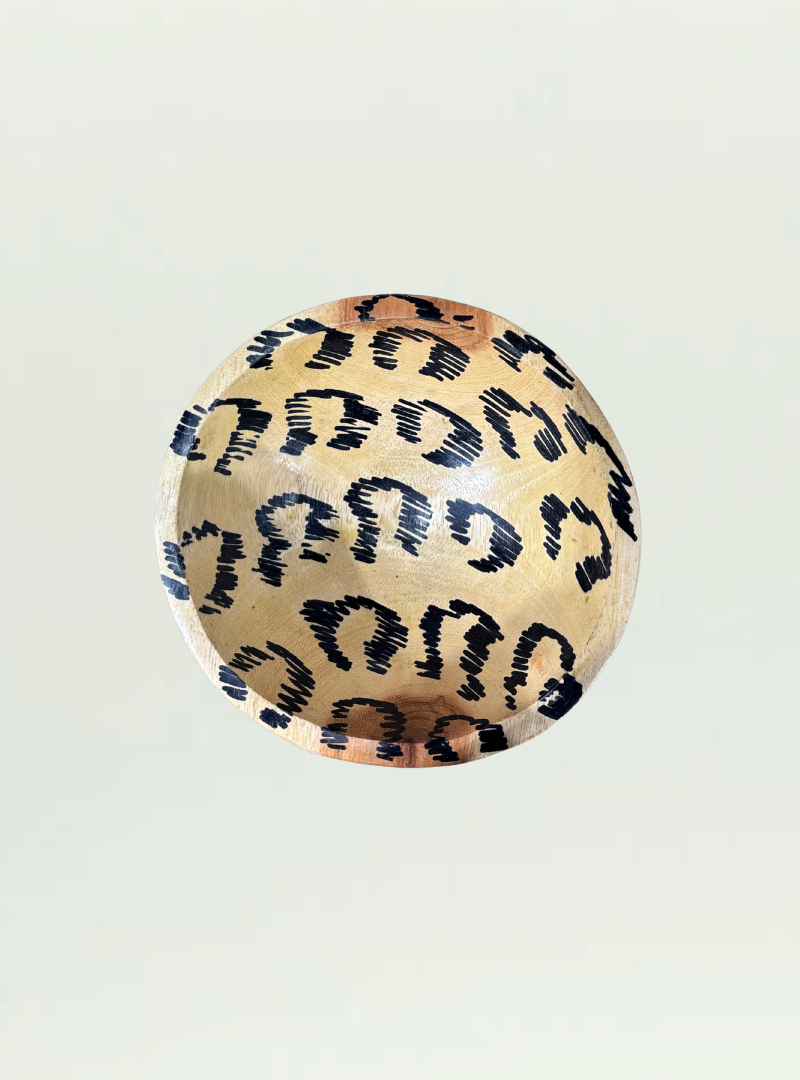 Round Painted Bowl