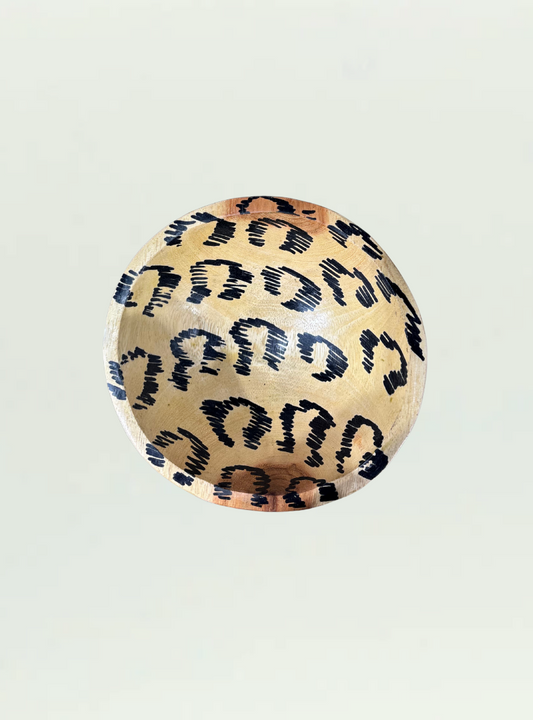 Round Painted Bowl