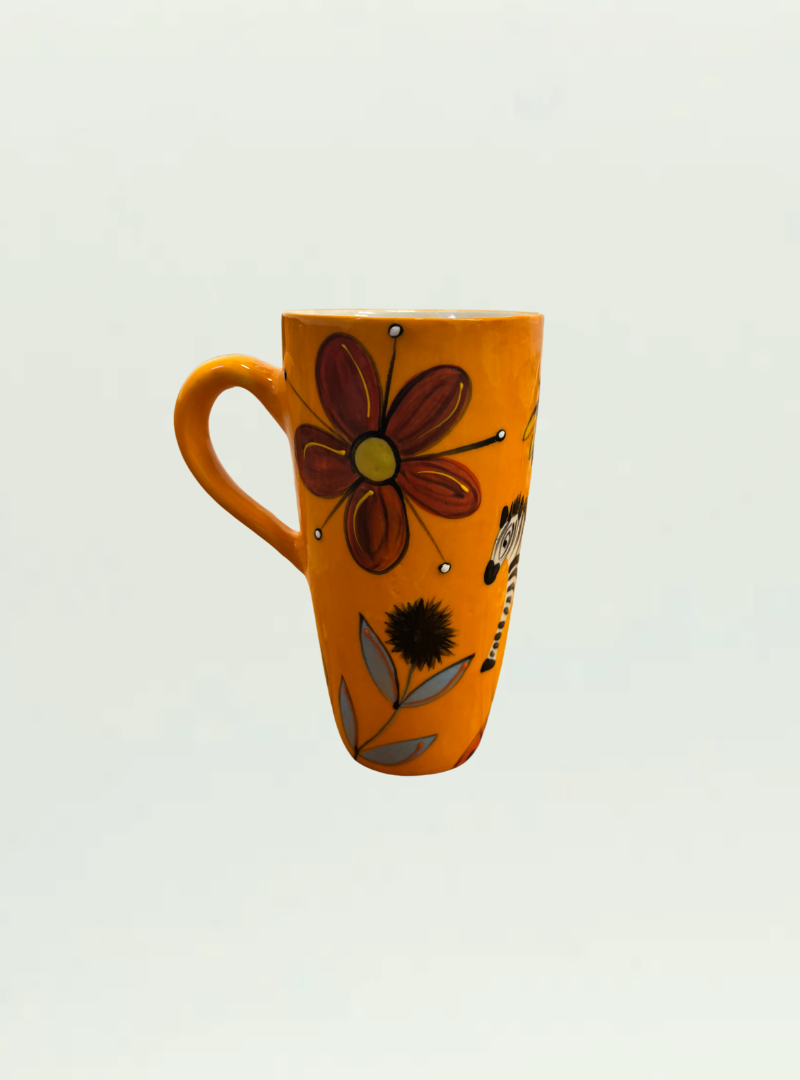 Tall Imibala Zebra Orange Cup