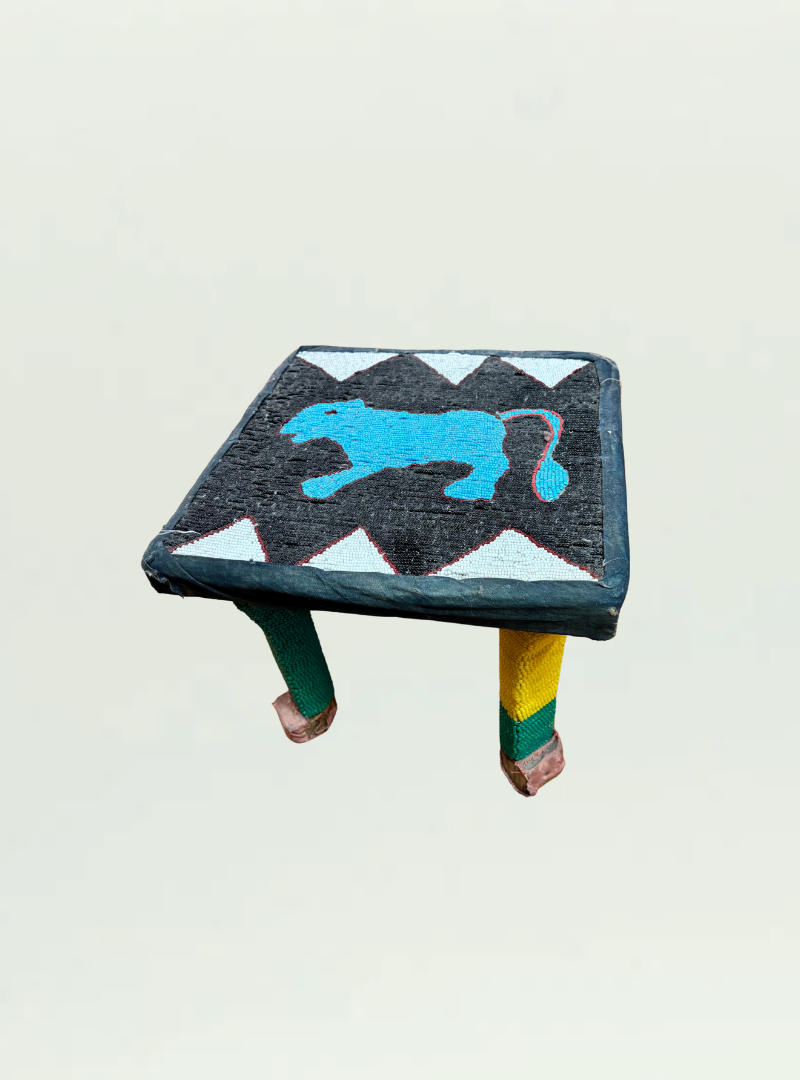 Beaded Small Stool