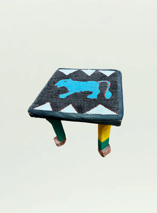 Beaded Small Stool
