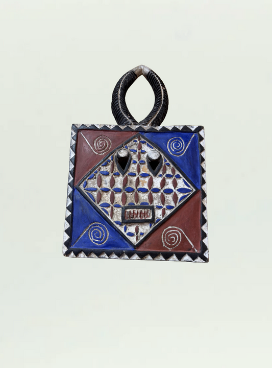 Cameroon Square Wood Mask