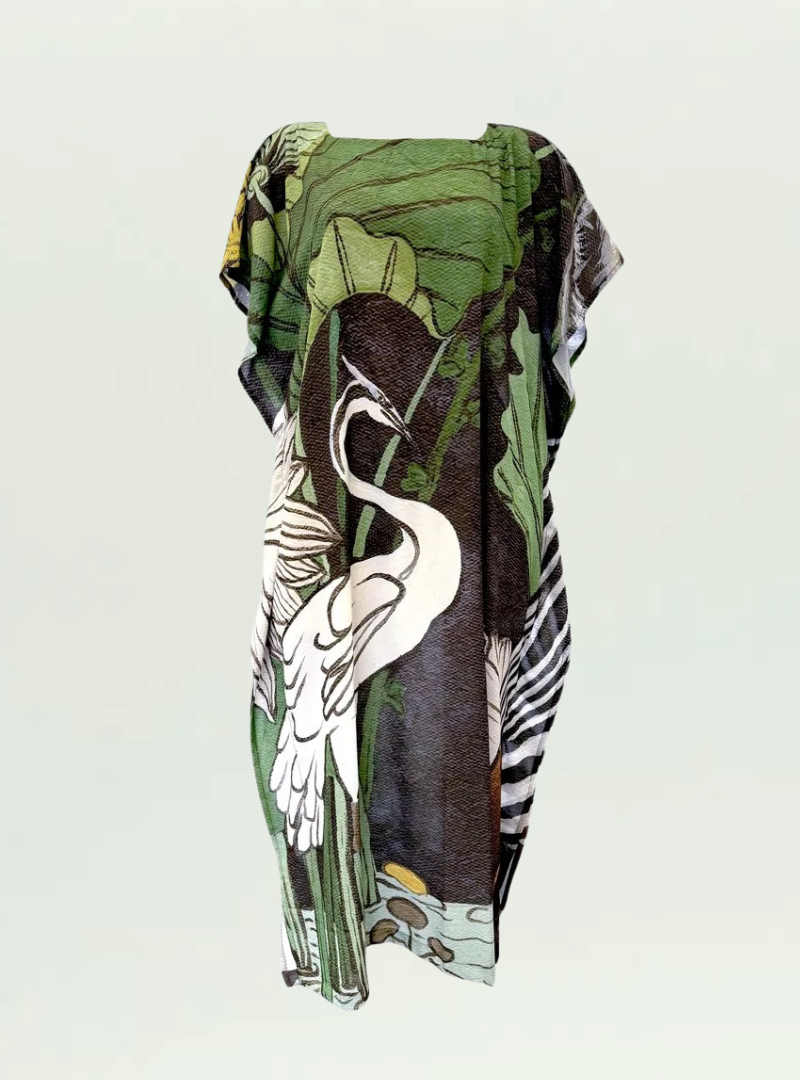 Zebra Ornament Kaftan