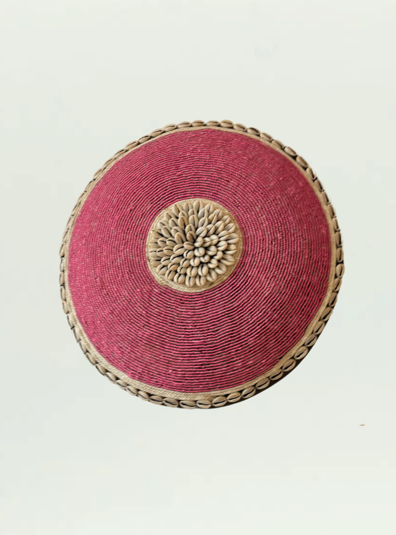 Pink Beaded Shields