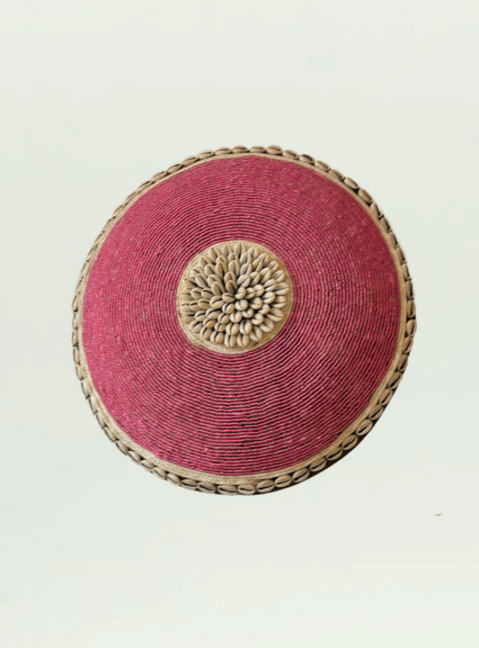 Pink Beaded Shields