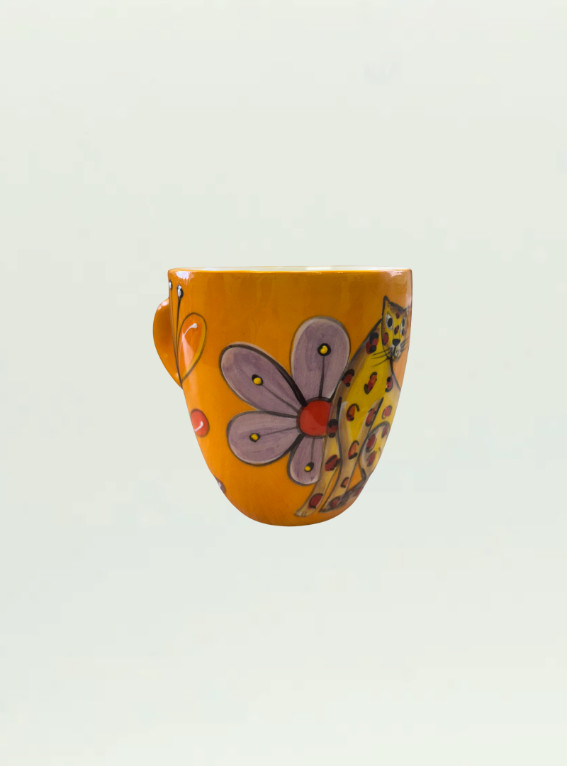 Imibala Short Cheetah Orange Cup