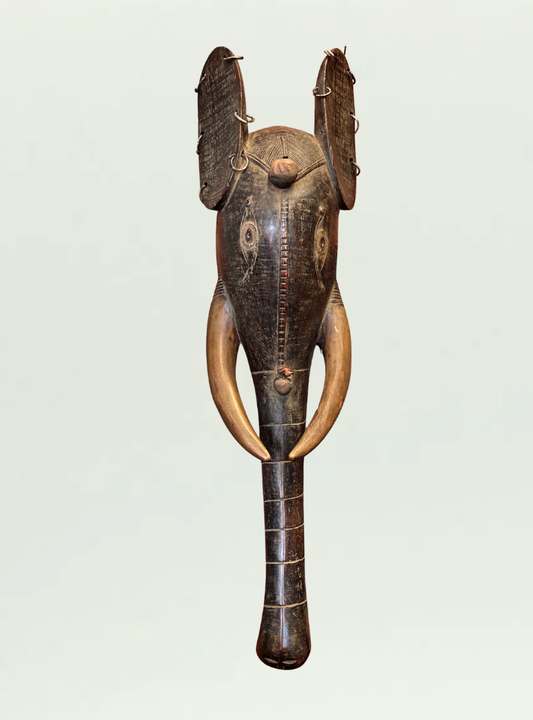 Wooden Elephant Mask