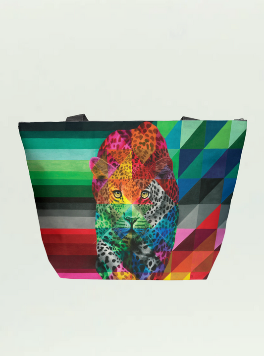 Leopard in Colour Maxi Bag