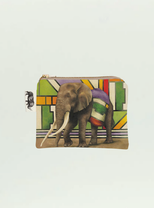 Ndebele Elephant Coin Purse