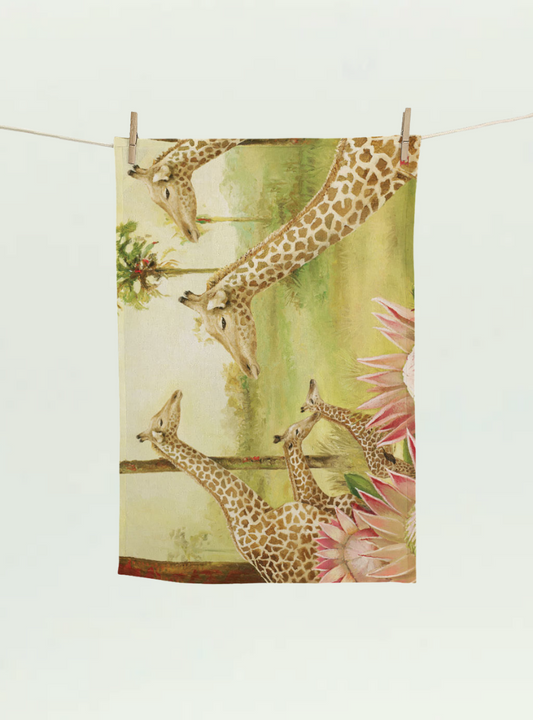 Spirit Giraffe Tea Towel