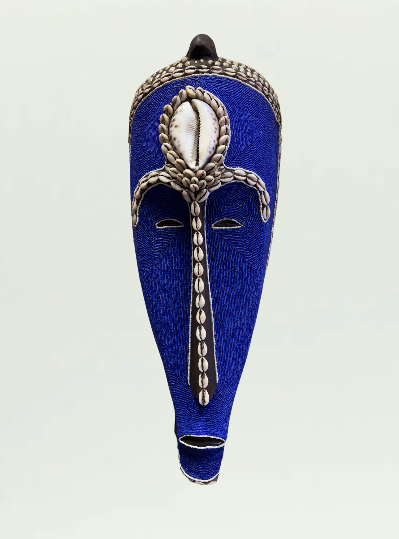 Punu Beaded Shell Masks