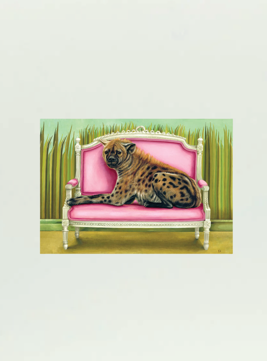 Spotted Hyena at Leisure Stretch Canvas