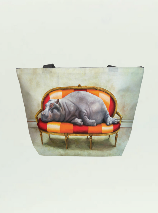 Hippo at Leisure Maxi Bag