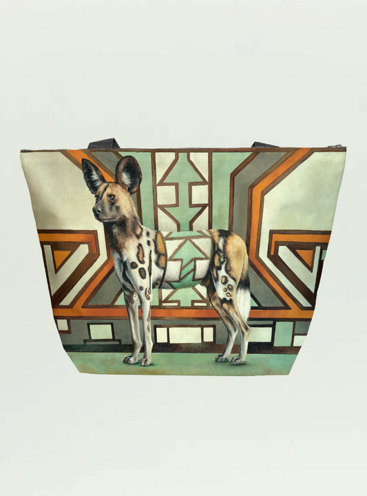 Whimsical Collection Ndebele Wild Dog Maxi Bag