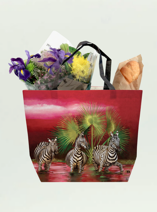 Spirit Zebra Recycled Shopper