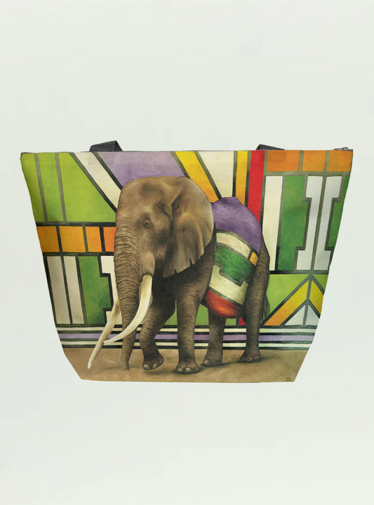 Whimsical Collection Ndebele Elephant Maxi Bag