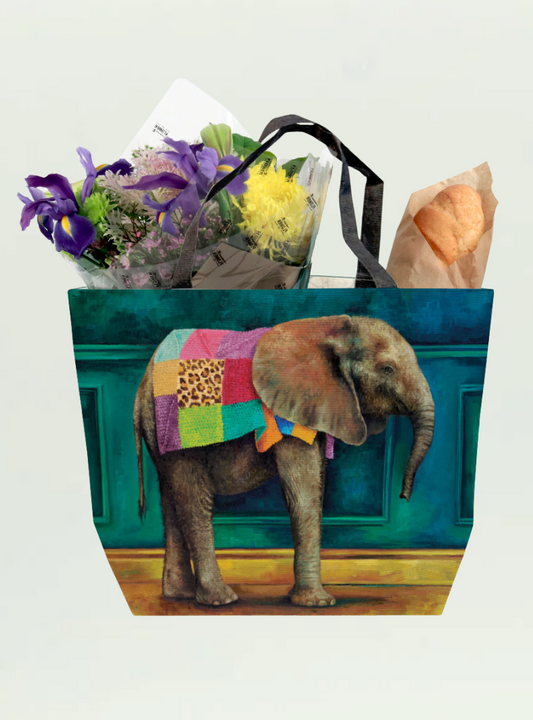 Elephant Warrior Recycled Shopper