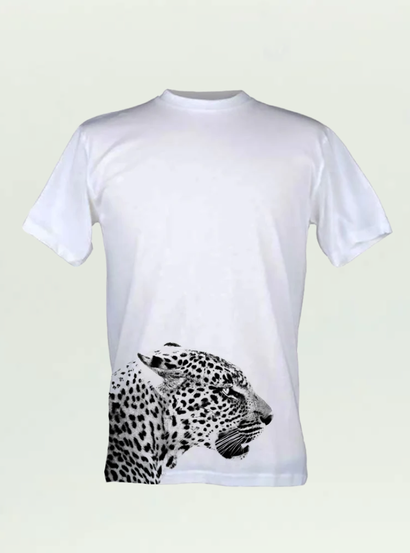 Leopard Black and White T-shirt