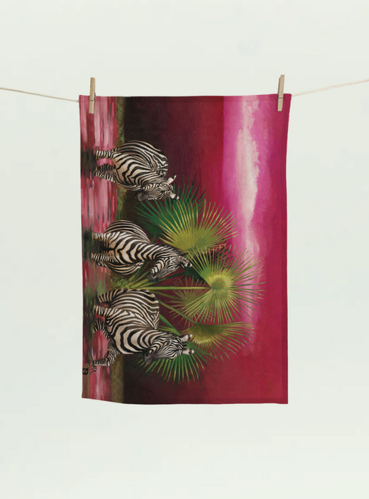 Spirit Zebra Tea Towel