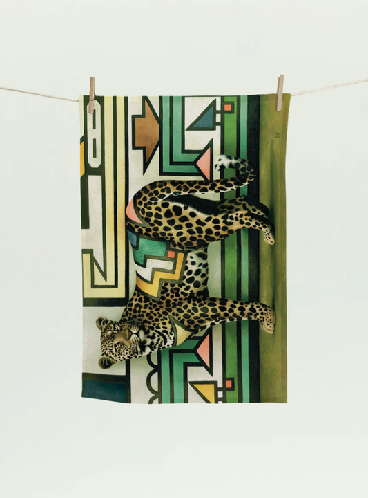 Ndebele Leopard Tea Towel