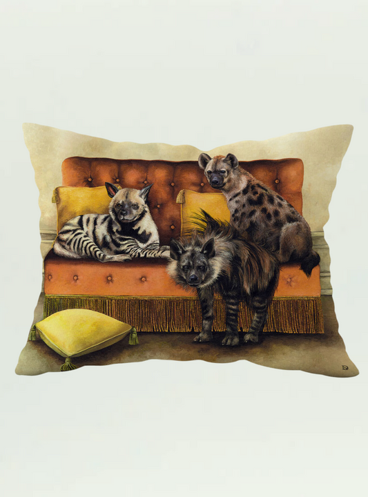 Hyena at Leisure Pillow Cover