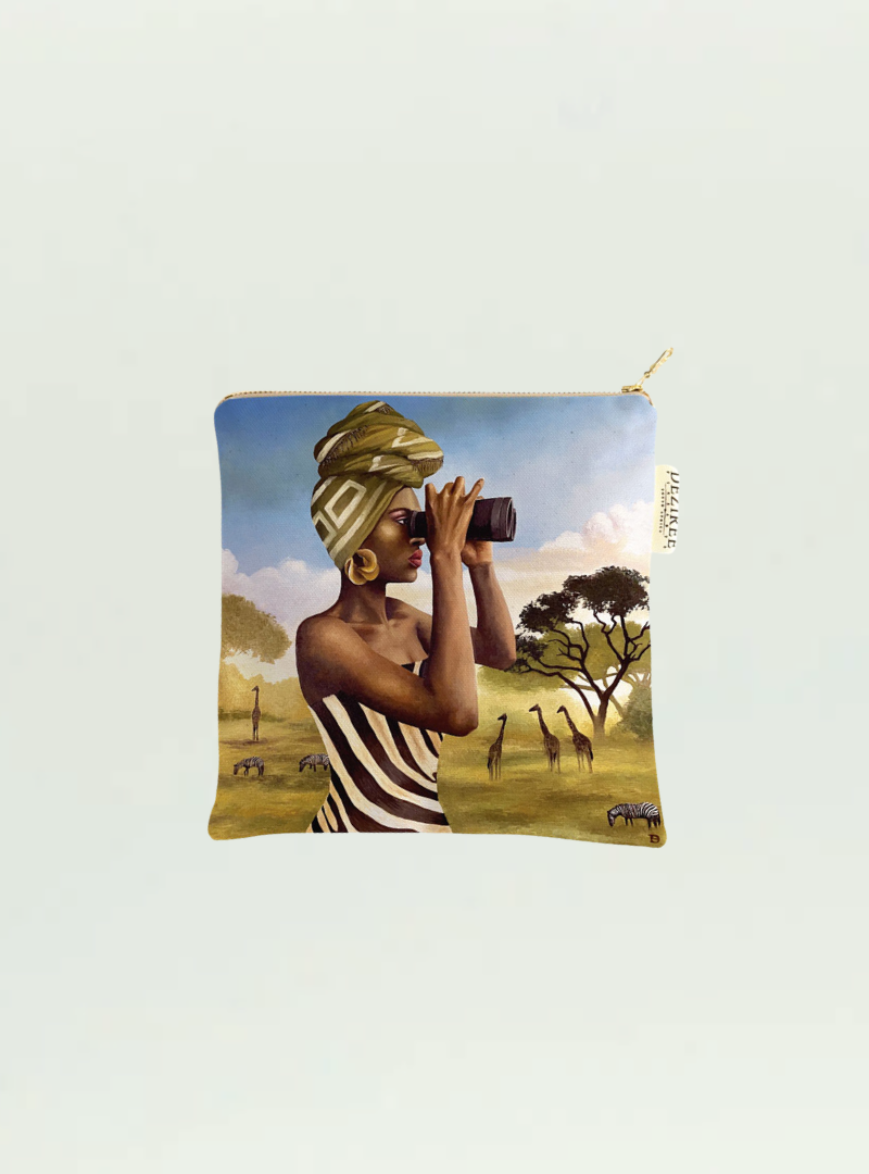 African Safari Small Zip Bag