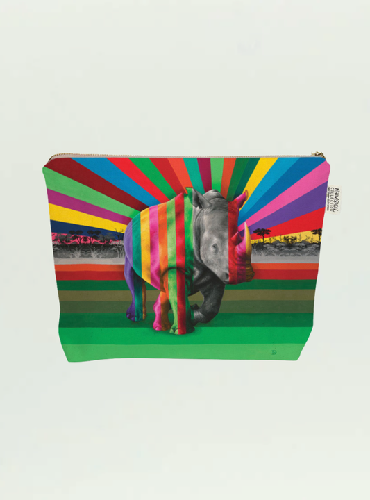 Rhino in Colour Toiletry Bag