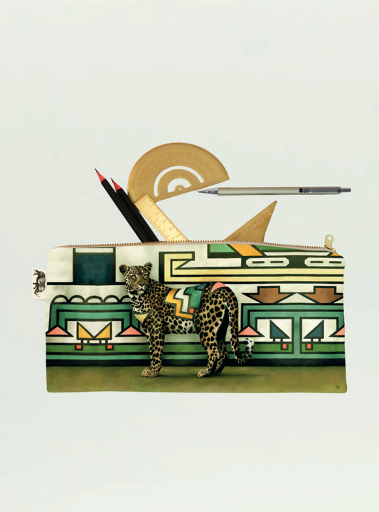 Ndebele Leopard Pencil Case
