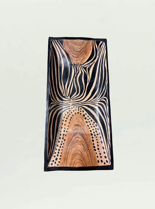 Painted Rectangle Bowl