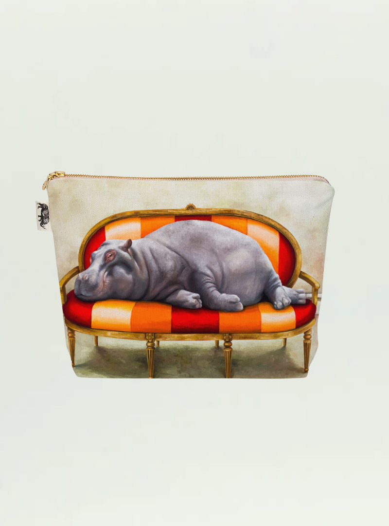 Hippo at Leisure Toiletry Bag