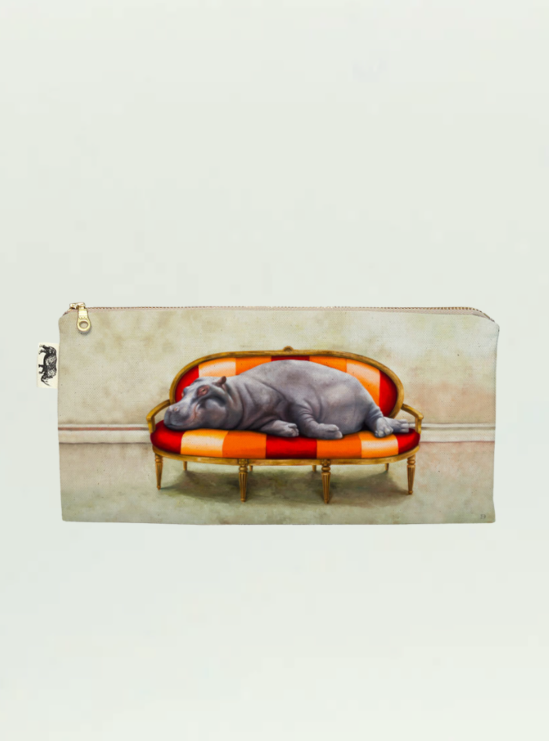 Hippo at Liesure Pencil Case