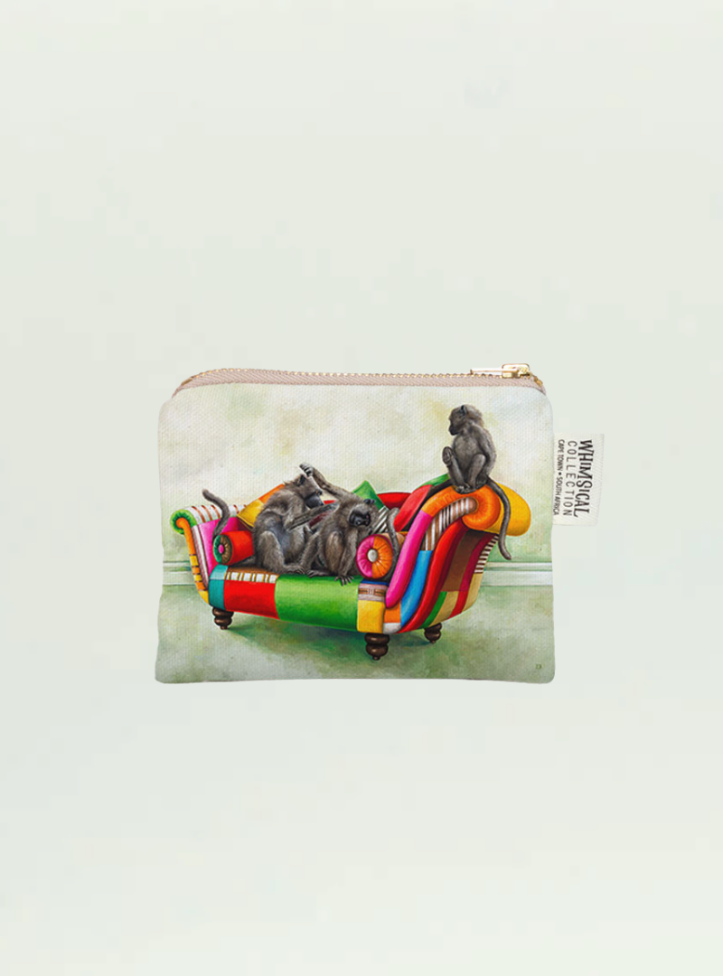 Baboons at Leisure Coin Purse