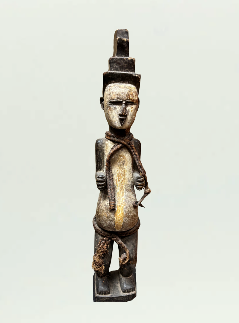 Roped Wooden Figure