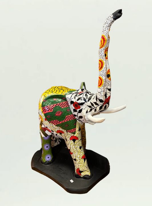 Elephant Painted Figure