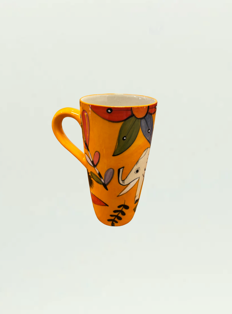 Tall Imibala Elephant Orange Cup