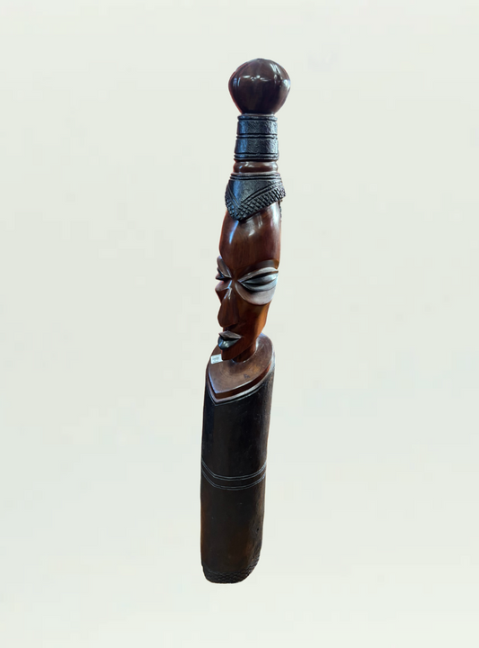 Tall Wooden Figure