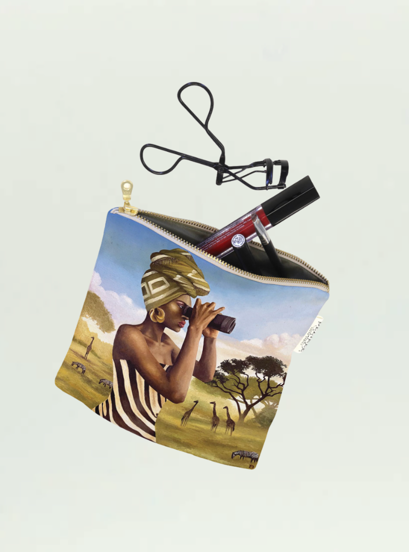 African Safari Small Zip Bag
