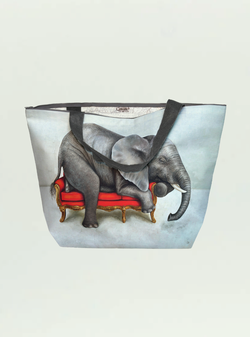 Elephant at Leisure Maxi Bag
