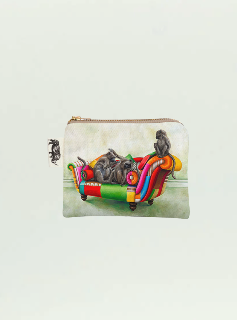 Baboons at Leisure Coin Purse