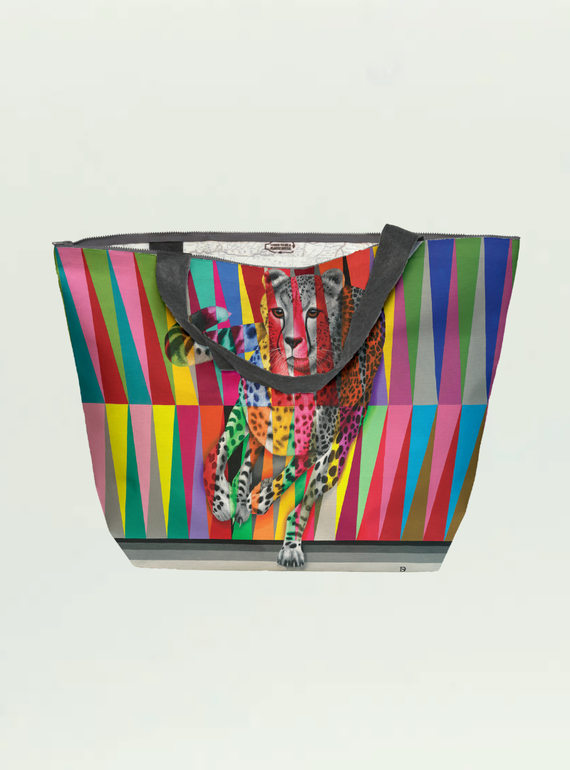 Cheetah in Colour Maxi Bag