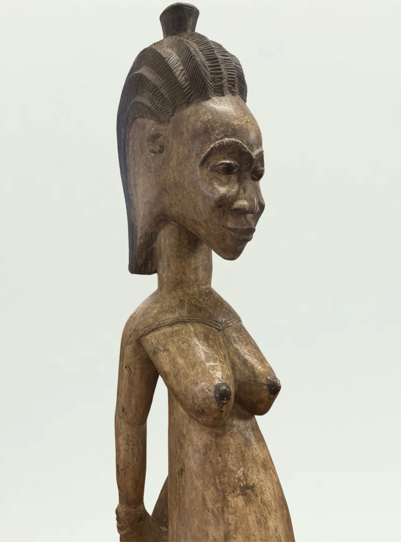Ivory Coast Wooden Tall Figure
