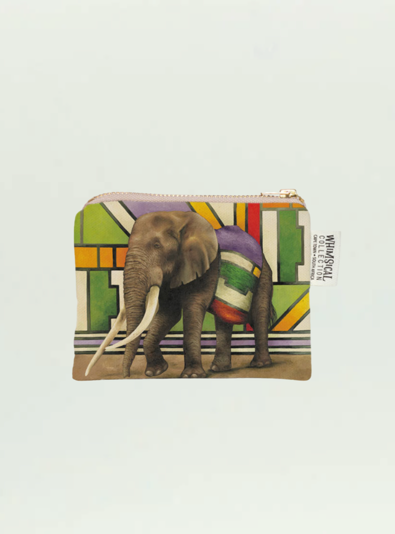 Ndebele Elephant Coin Purse
